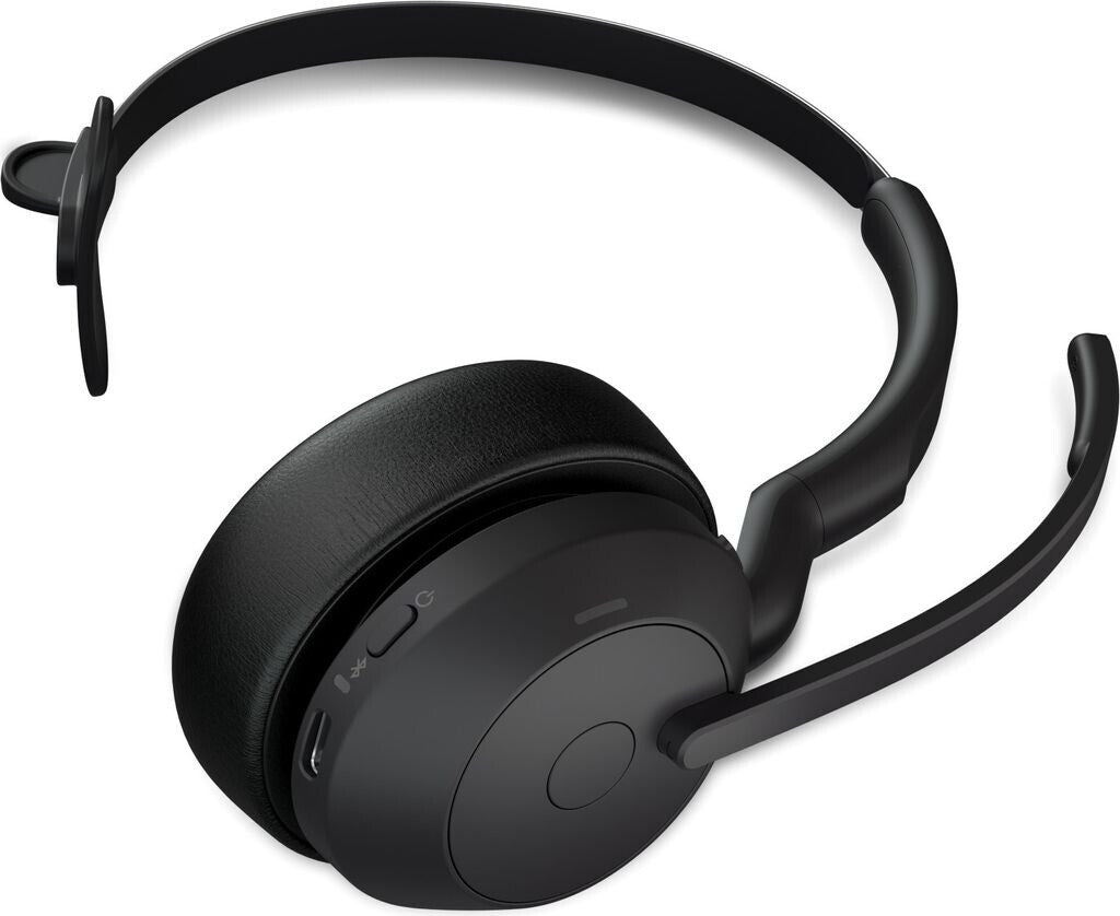 Jabra Evolve2 55 UC Stereo USB-C Headset Link380c Schwarz 25599-889-899