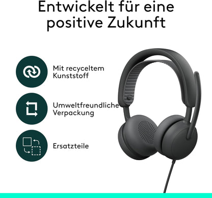 Logitech Zone Wireless 2 ES Stereo MS Teams Bluetooth Headset – Graphite