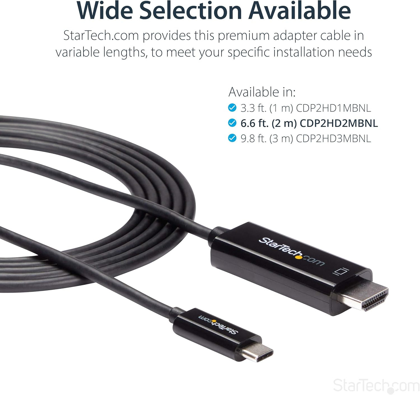 StarTech.com USB-C zu HDMI Kabel 1m CDP2HD1MBNL