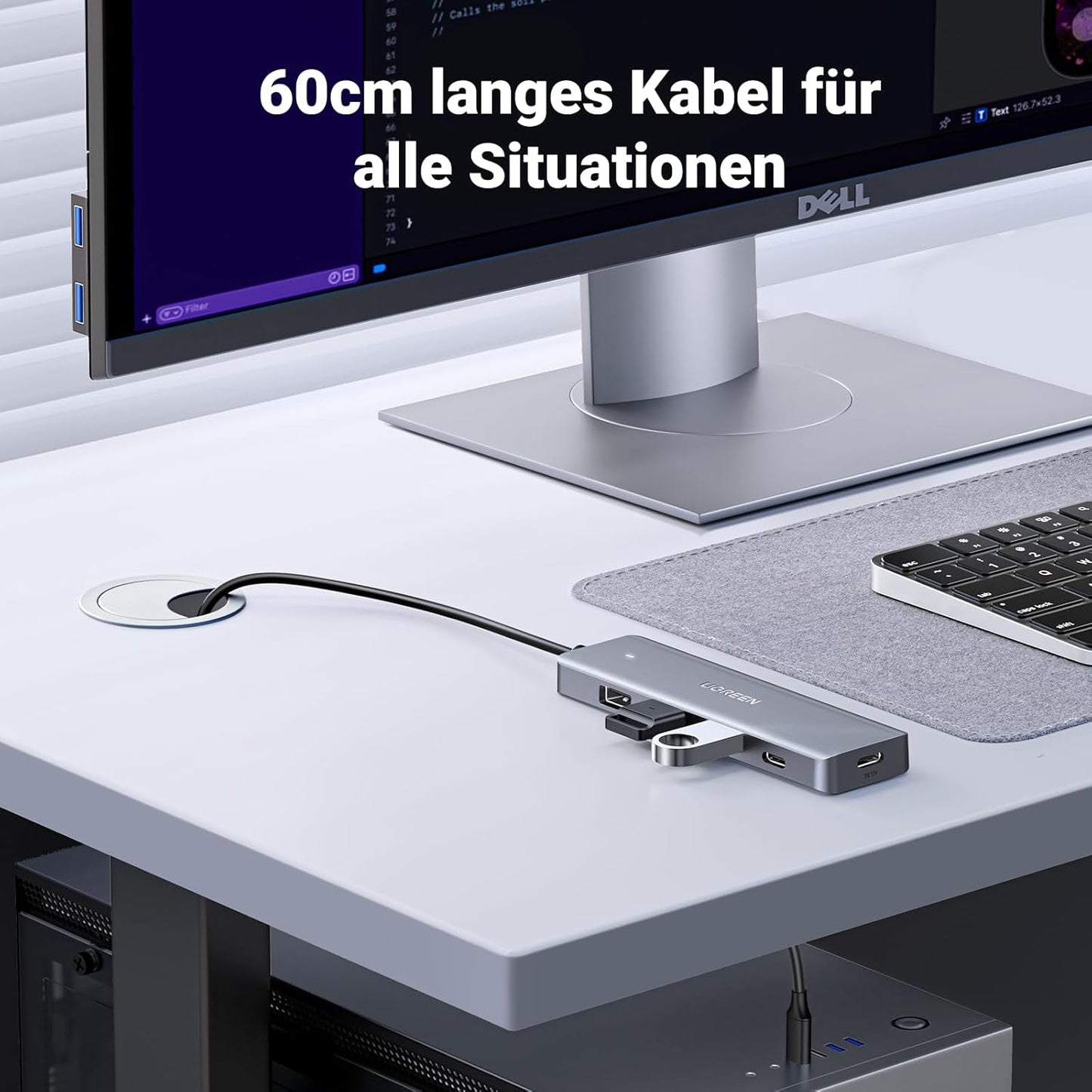 UGREEN USB 3.0 Hub 3 x USB 3.0 + 1 x USB-C Ports 5Gbps  USB Hub CM219