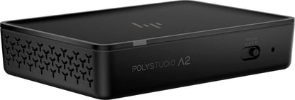 HP Poly Studio A2-Audiobridge mit CAT6A- und Mikrofonverlängerungskabel und Montageplatte
