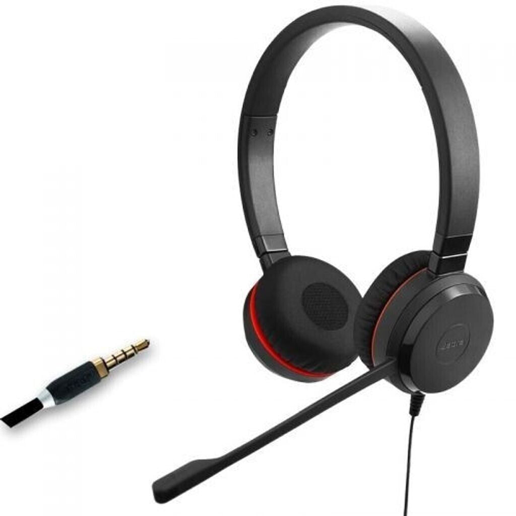 Jabra Evolve 30 II Stereo Headset 3,5 mm Klinke ohne LINK/Tasche 14401-21