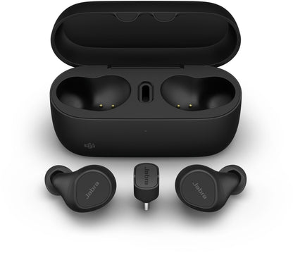 Jabra Evolve2 Buds MS USB-C In-Ear Kopfhörer Link380c Schwarz 20797-999-899