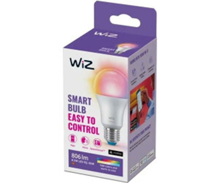 Wiz A60 LED-Lampe matt WiFi E27 8,5W RGBW 9290036010A