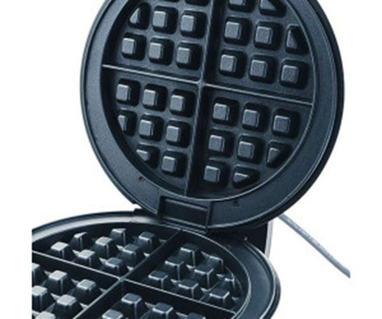 Korona 41004 drehbares Waffeleisen | Antihaftbeschichtung, Kontrollleuchte, Automatische Temperaturanpassung, Schwarz