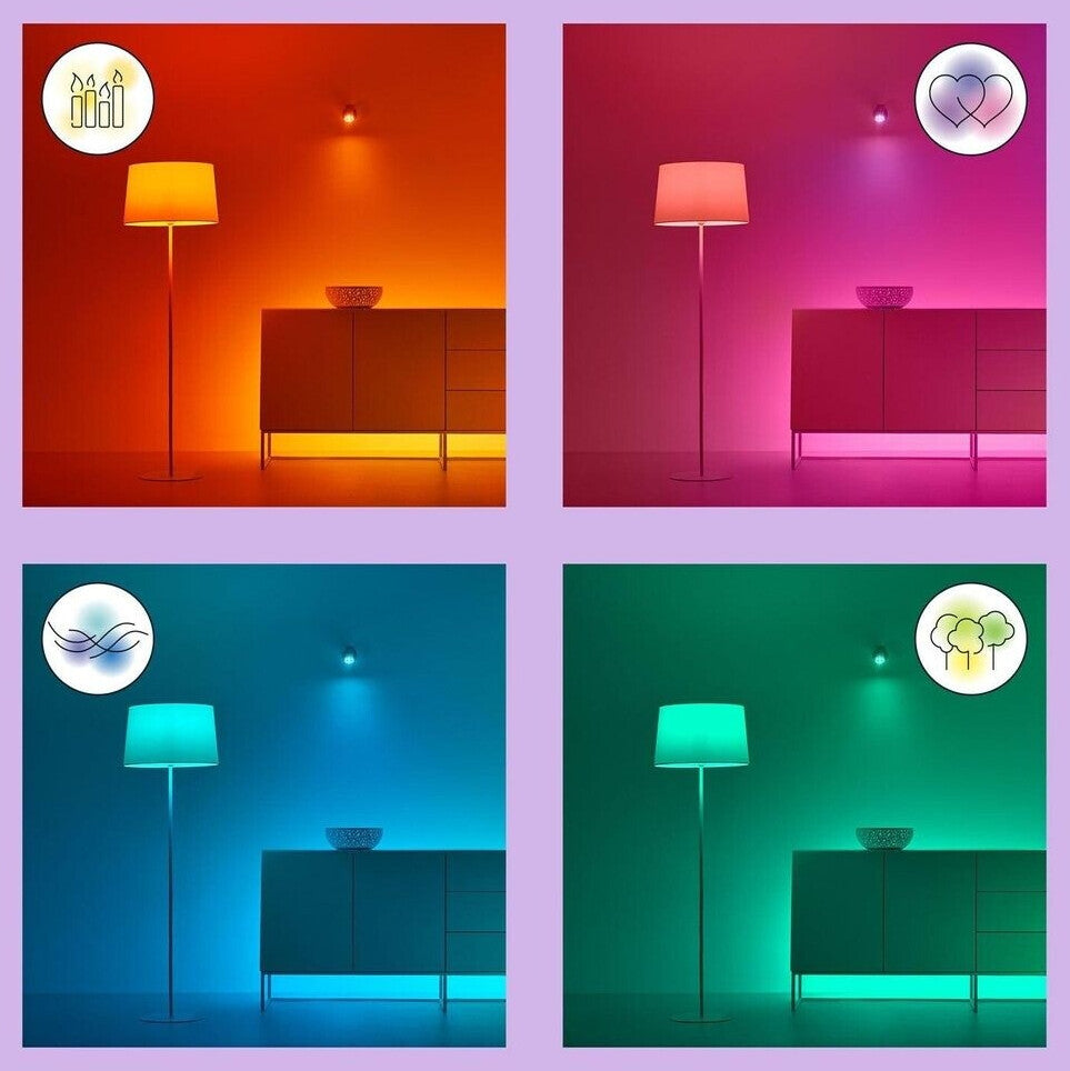 WIZ Smart LED-Strip Licherkette Wifi Starter-Set 2 Meter 1600 Lumen Dimmbar