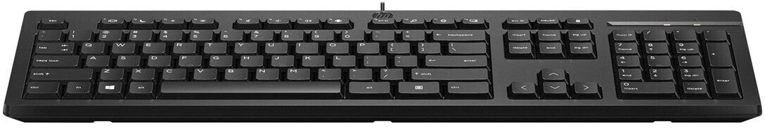 HP 125 Kabelgebundene Tastatur Deutsch Schwarz mit USB-Anschluss