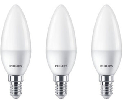 PHILIPS 3er Pack LED Leuchtmittel E14 40W Lampen Leuchten 470lumen