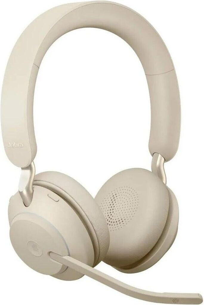 Jabra Evolve2 65 MS Stereo USB-C Headset Link380c Beige 26599-999-898