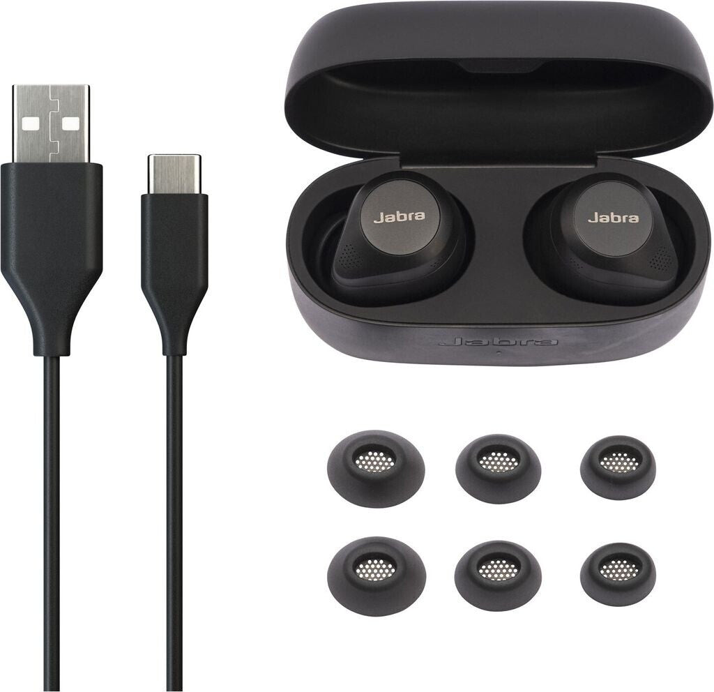 Jabra Elite 85t True Wireless In-ear Bluetooth Kopfhörer Schwarz