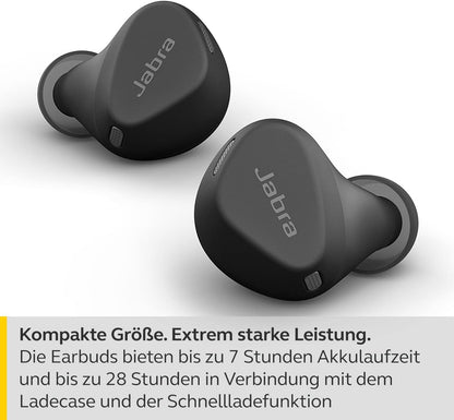 Jabra Elite 4 Active True Wireless In-ear Bluetooth Sportkopfhörer Schwarz