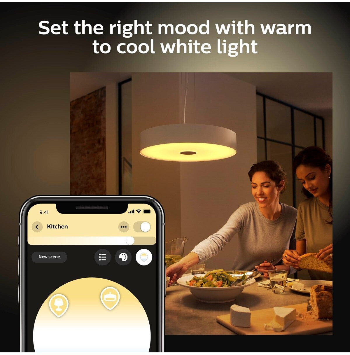 Philips Hue White Amb. LED-Pendelleuchte 929003054401