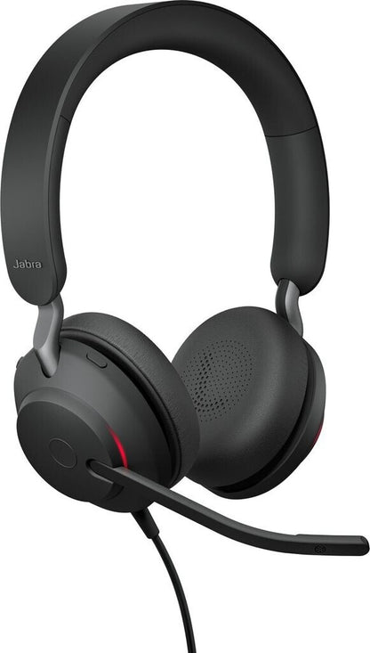 Jabra Evolve2 40 MS Stereo Headset USB-C Schwarz 24189-999-899