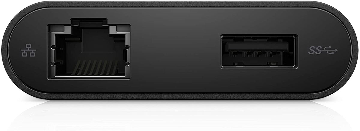 DELL DA200 USB-C 4-in-1 Travel Adapter  – HDMI, VGA, USB 3.0, Gigabit-Ethernet