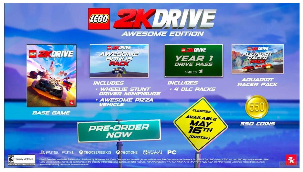 LEGO 2K Drive Awesome Edition (PS4)