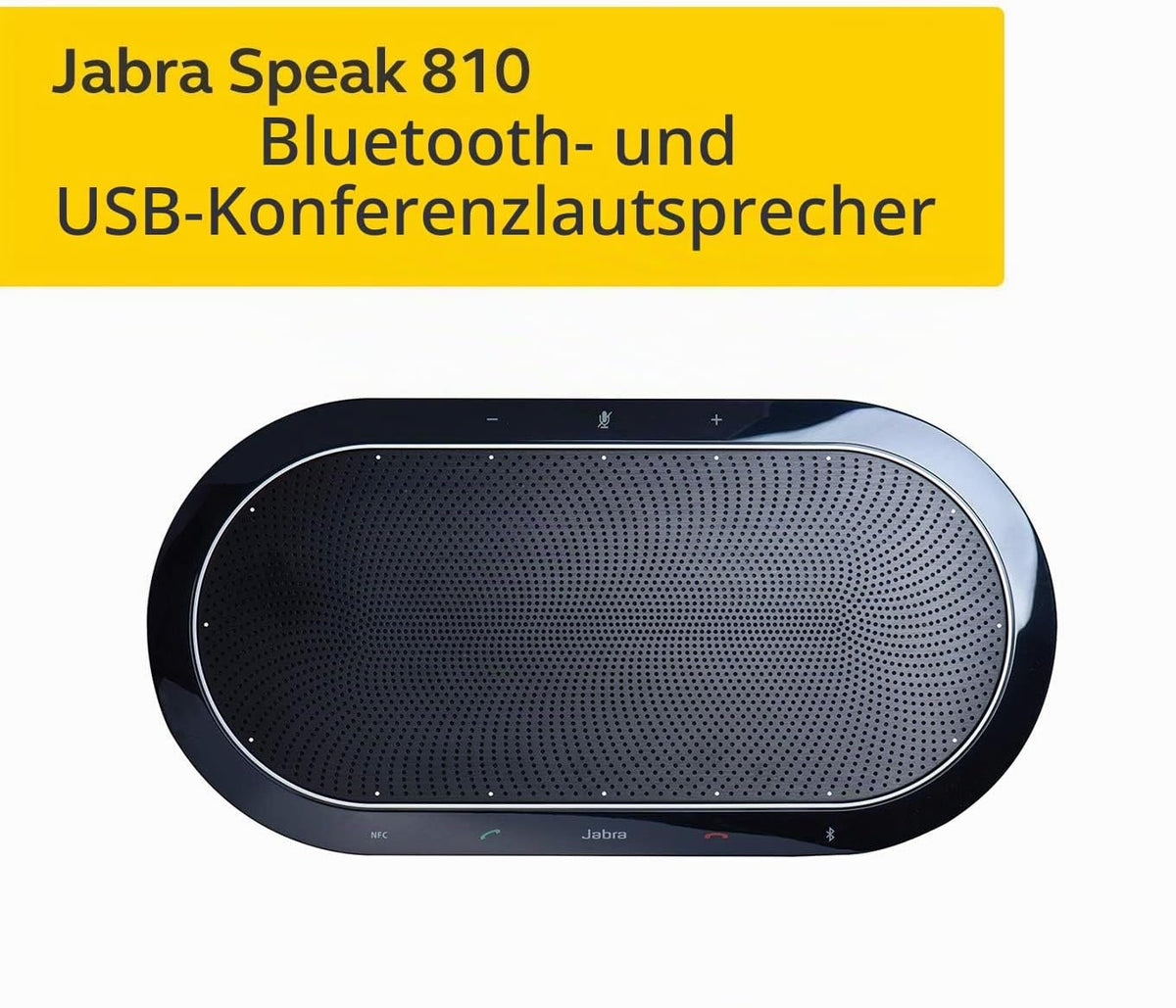 Jabra Speak 810 UC Konferenzlautsprecher USB-A Schwarz - 7810-209