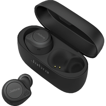 Jabra Elite 75t True Wireless In-ear Bluetooth Kopfhörer mit WLC Case Schwarz