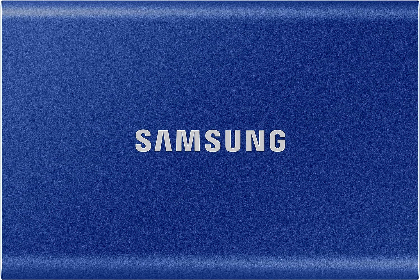 Samsung Portable SSD T7, 2 TB, USB 3.2 Gen.2, 1.050 MB/s Lesen, 1.000 MB/s Schreiben, Externe SSD Festplatte für Mac, PC, Smartphone und Spielkonsole, Blau, MU-PC2T0H/WW