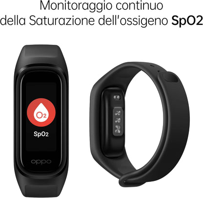 Oppo Band Sport schwarz Fitnesstracker Schrittzähler Herzfrequenz