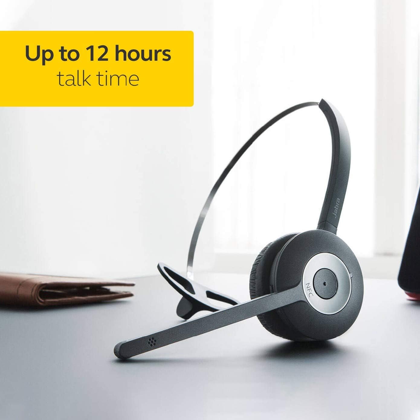 Jabra Pro 935 Mono MS – Professionelles Bluetooth-Headset für PC & Mobilgeräte (Dual-Konnektivität)