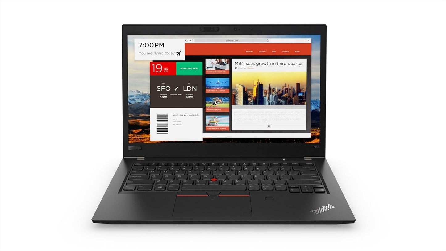 Lenovo Thinkpad T480s Notebook 14" FHD Intel i7-8650U 512GB SSD 16GB RAM - LTE