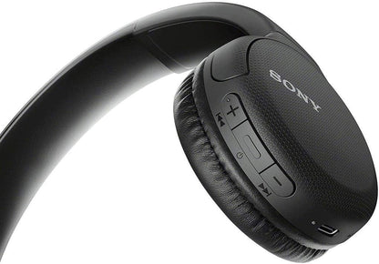 Sony WH-CH510 Kabellose Bluetooth On-Ear Kopfhörer – 35 Std. Akku, Headset-Funktion & USB-C - Schwarz