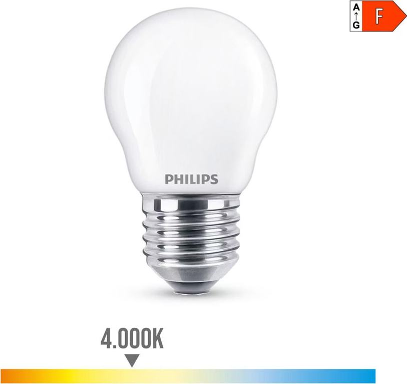 Philips LED Leuchtmittel Classic Lampe 40W E27 470lm 4000K kaltweiß NEU