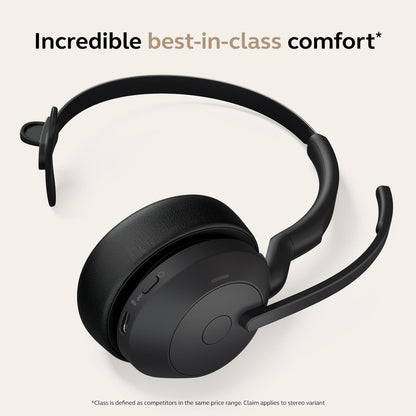 Jabra Evolve2 55 MS Mono USB-A Headset Link380a Schwarz 25599-899-999