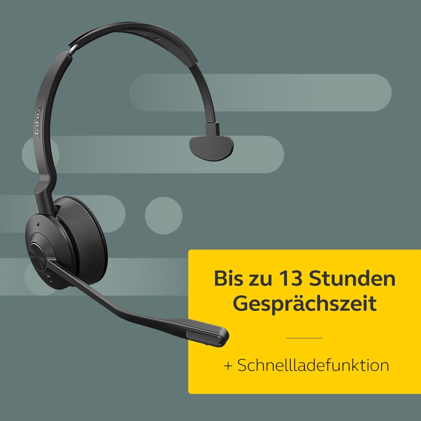 Jabra Engage 75 SE Mono On-Ear Dect Headset mit Basisstation (Low Power) 9656-583-111-1