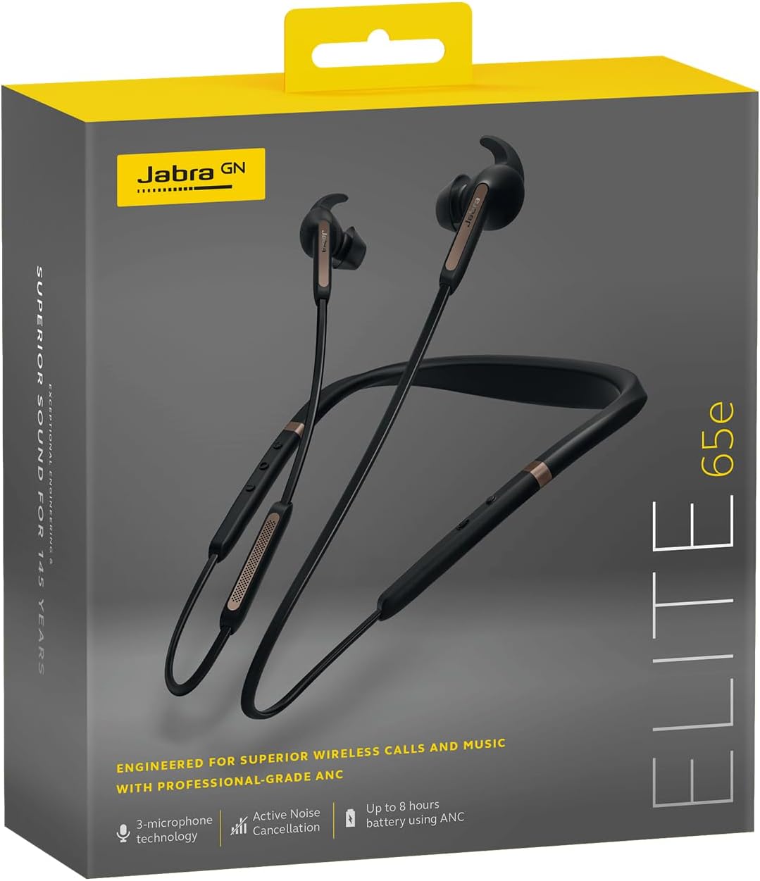 Jabra Elite 65e Wireless In-ear Bluetooth Kopfhörer Kupfer/Schwarz 100-99020001-60