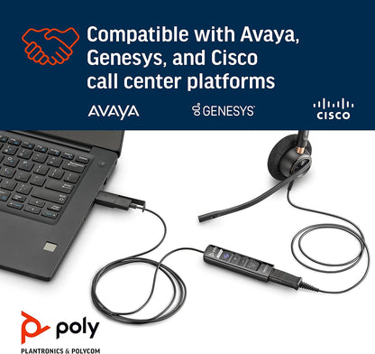 Poly DA85-M Wideband QD auf USB-Adapter Teams (USB-A & USB-C) 786C8AA
