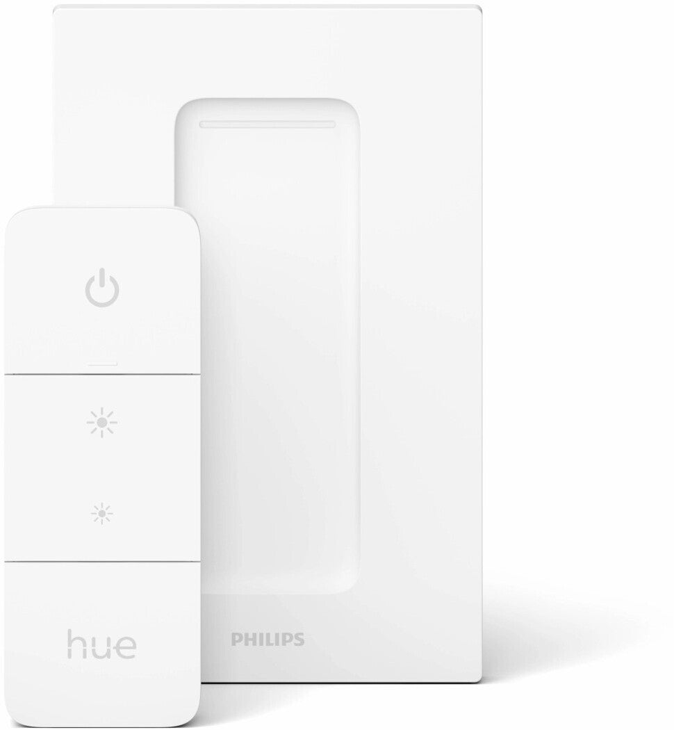 Philips Hue White Ambiance Runner 1er Spot + Dimmschalter weiß, inkl. 1x5W GU10 LED Lampe, dimmbar, alle Weißschattierungen, steuerbar via App, kompatibel mit Amazon Alexa (Echo, Echo Dot)