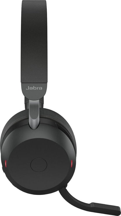 Jabra Evolve2 75 UC Stereo USB-A Headset Link380a Schwarz 27599-989-999