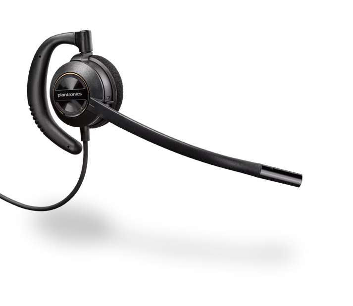 Plantronics - Poly EncorePro HW540 Convertible Mono QD 4 Pin Headset