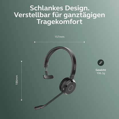 Jabra Evolve 65 TE UC Mono Headset 6693-839-409