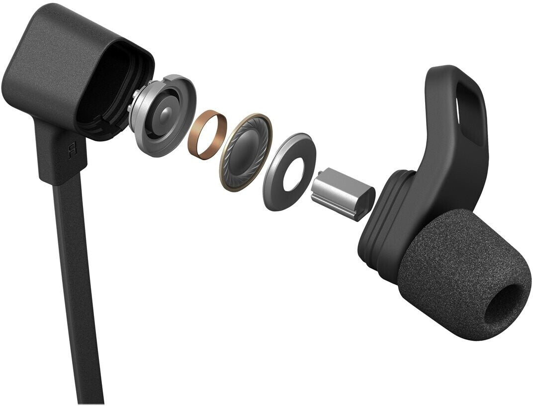 HP OMEN Dyad Gaming Earbuds (Dual-Treiber-Technologie, 3 verschiedene In-Ear-Aufsätze, integrierte Bedienelemente, 3,5mm Klinke) schwarz