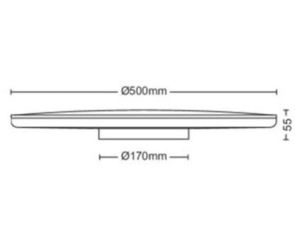 Philips LED Deckenleuchte Ozziet schwarz 36W/3900lm 2700K