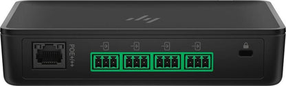 HP Poly Studio A2-Audiobridge mit CAT6A- und Mikrofonverlängerungskabel und Montageplatte