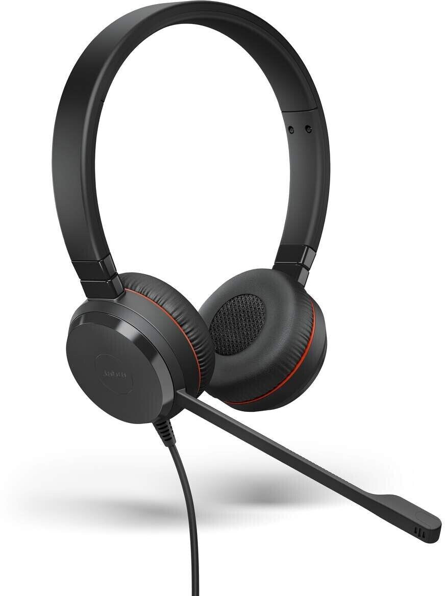 Jabra Evolve 30 II Stereo Headset 3,5 mm Klinke ohne LINK/Tasche 14401-21