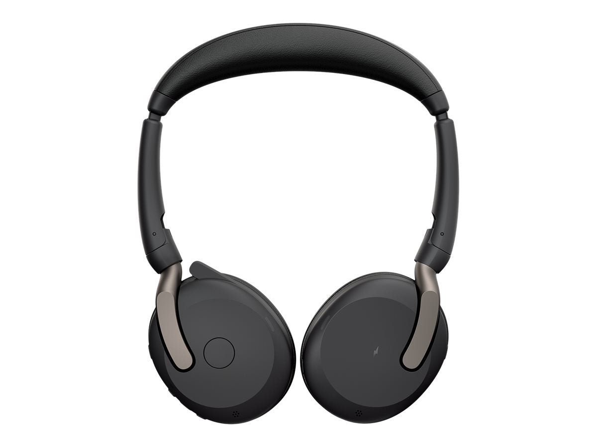 Jabra Evolve2 65 Flex UC USB-A Stereo Headset Link380a Schwarz 26699-989-999