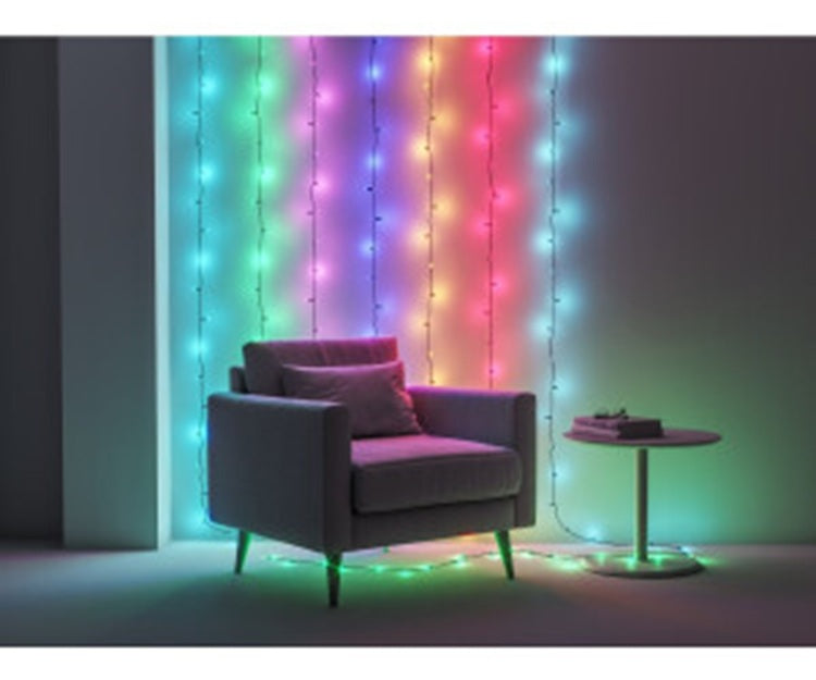 WIZ Smart Fairy Light Color 20m - Lichterkette mit 160 LEDs, 16 Mio. Farben - App Steuerung, 9290041012