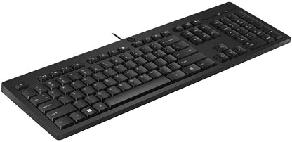 HP 125 Kabelgebundene Tastatur Deutsch Schwarz mit USB-Anschluss