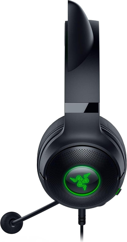 Razer Kraken Kitty V2 Edition Schwarz - Kabelgebundenes RGB USB Gaming Headset
