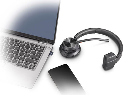 Plantronics Poly Voyager 4310 UC MS USB-A Headset Teams Zertifiziert mit Ladestation