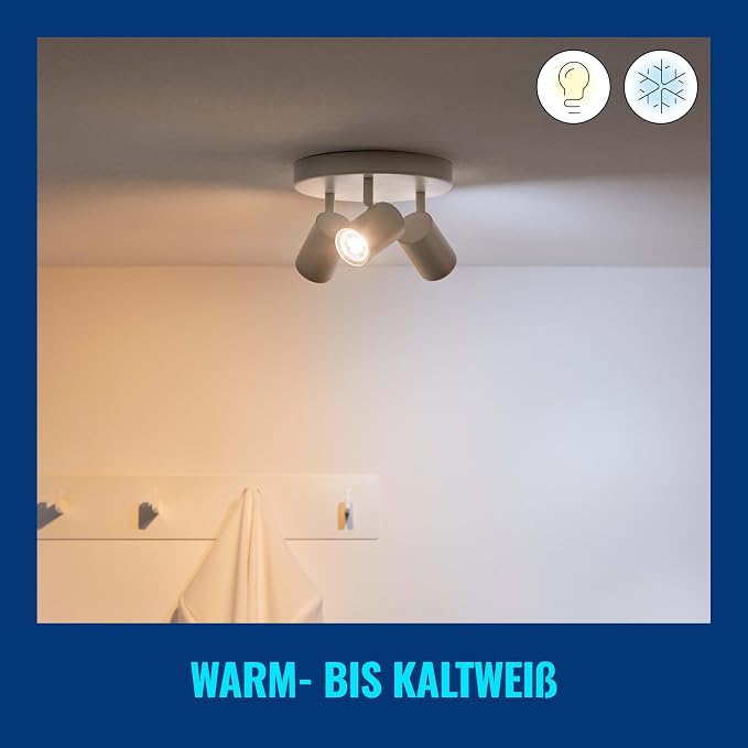 Wiz steuerbare weiße + farbige Lampe 4,7 Watt 2er Pack 9290037723