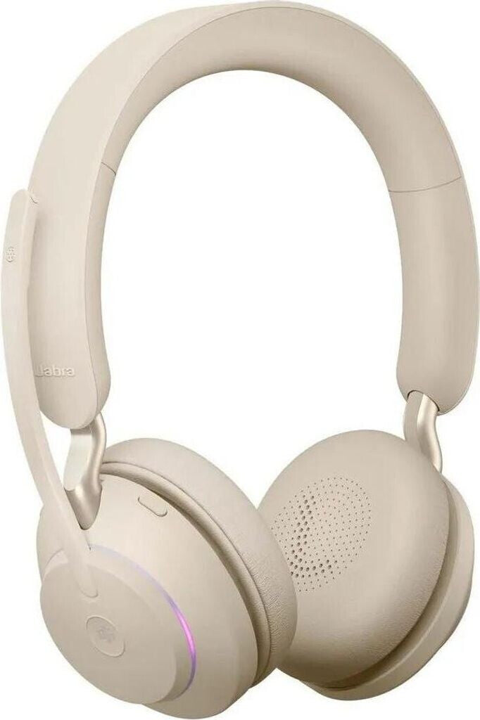 Jabra Evolve2 65 MS Stereo USB-C Headset Link380c Beige 26599-999-898