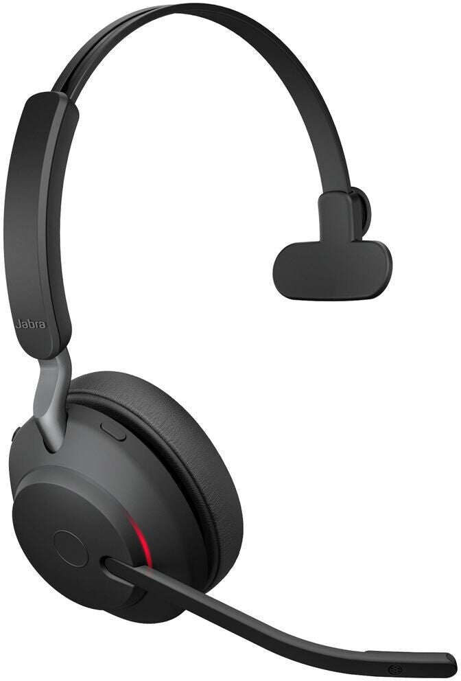 Jabra Evolve2 65 MS Mono USB-A Headset mit Ladestation Link380a Schwarz 26599-899-989