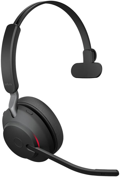 Jabra Evolve2 65 MS Mono USB-A Headset mit Ladestation Link380a Schwarz 26599-899-989