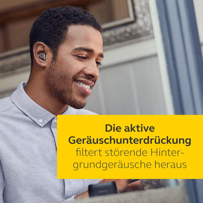 Jabra Elite 75t True Wireless In-ear Bluetooth Kopfhörer Titan/Schwarz