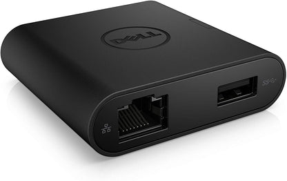 DELL DA200 USB-C 4-in-1 Travel Adapter  – HDMI, VGA, USB 3.0, Gigabit-Ethernet